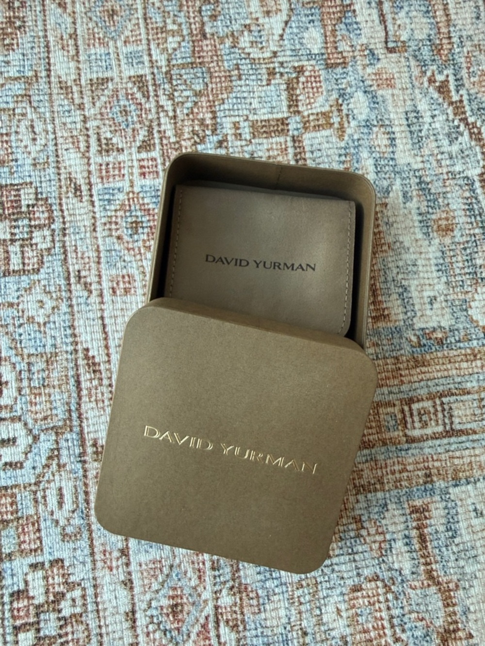 David Yurman Brown Branded Jewelry Box